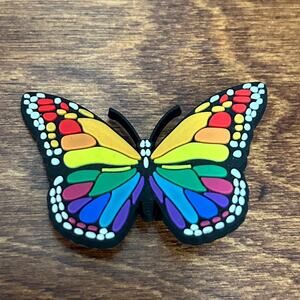 CROCS Rainbow Butterly Shoe Jibbitz Charm